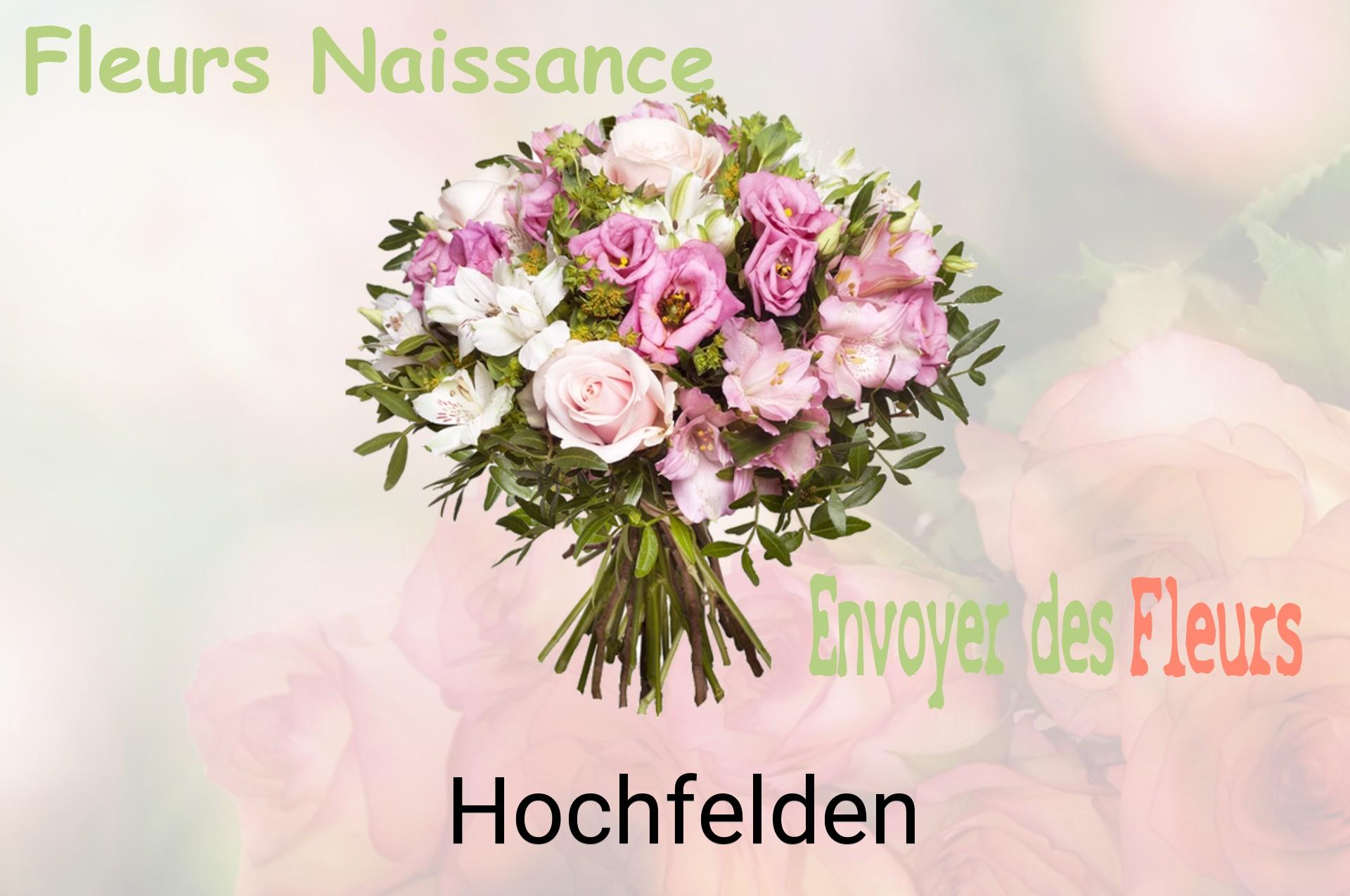 Bouquet de fleurs de naissance livré à Hochfelden
