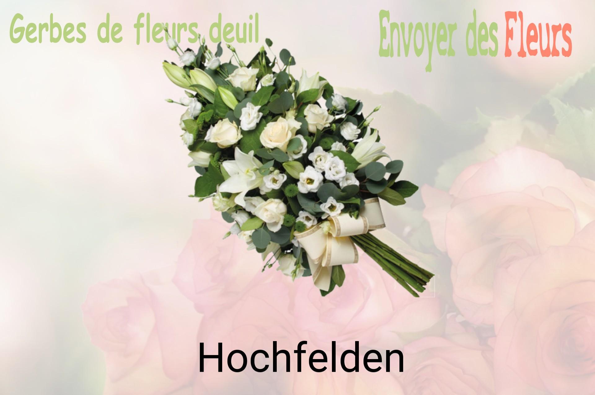 Gerbe de fleurs de deuil livrée à Hochfelden